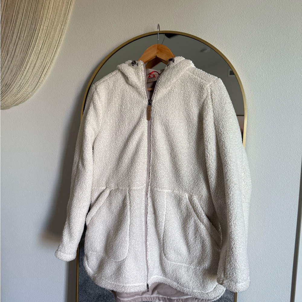 Gerry Cream Sherpa Zip-Up Jacket